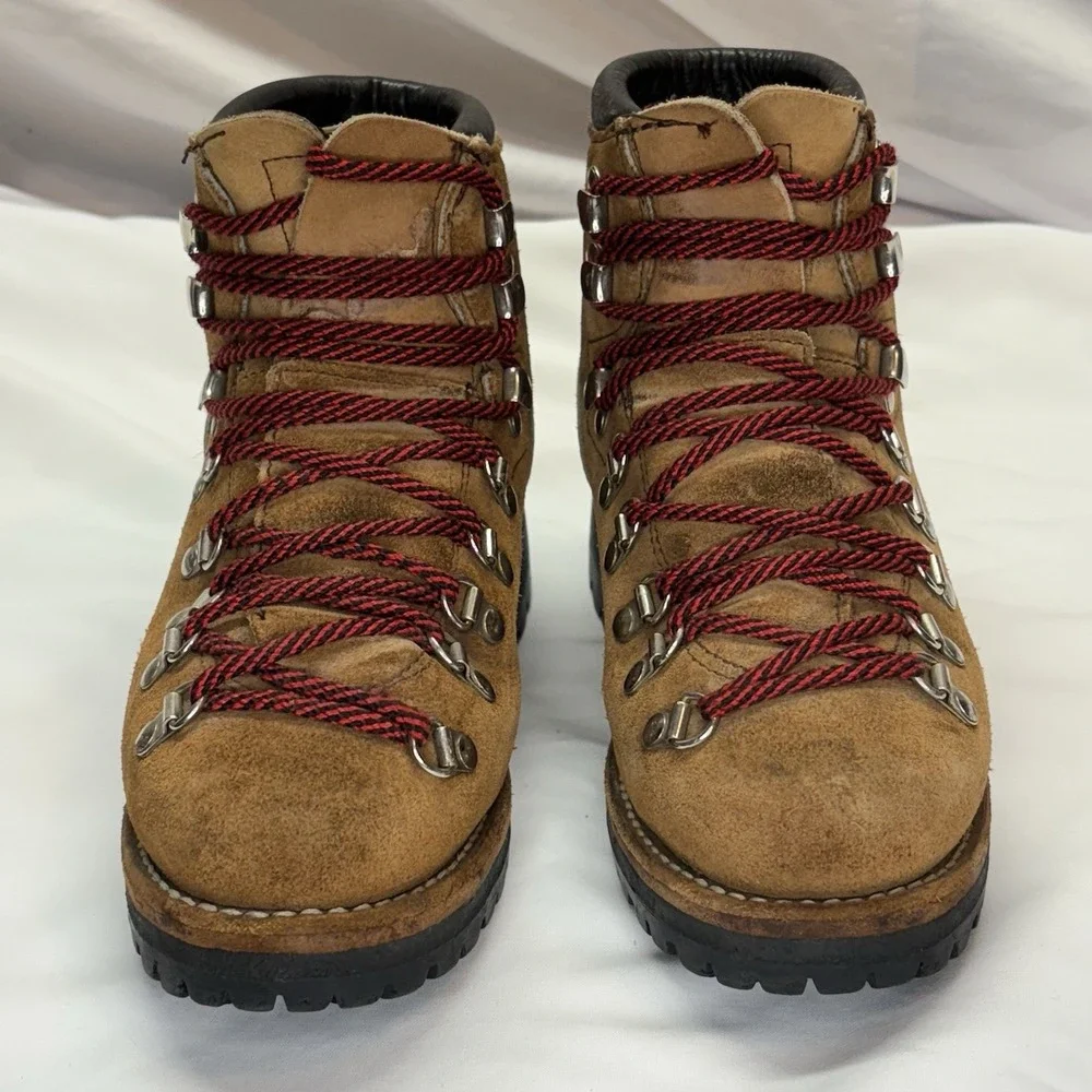 Vintage Dexter Mountaineer‎ Alpine Hiking Boots Men's 6 Women's 7 USA